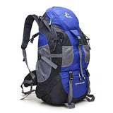 50L Outdoor Backpack - Indigo-Temple