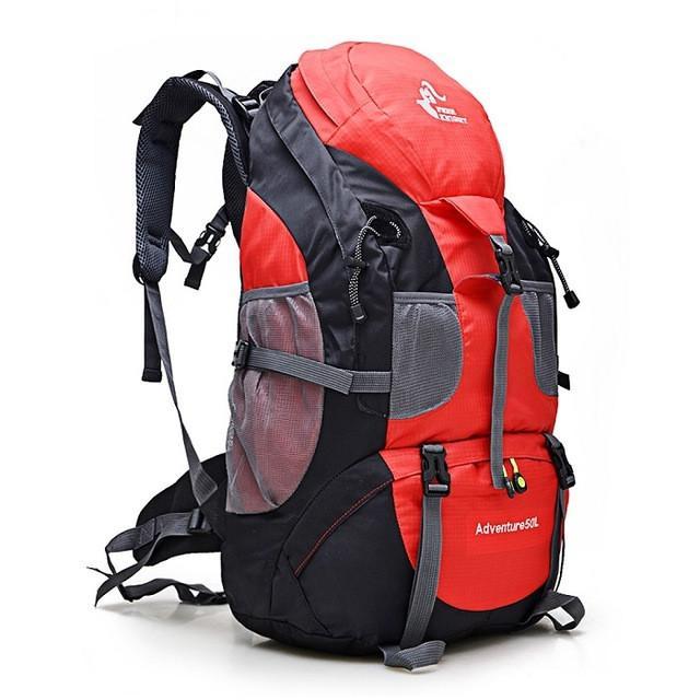 50L Outdoor Backpack - Indigo-Temple