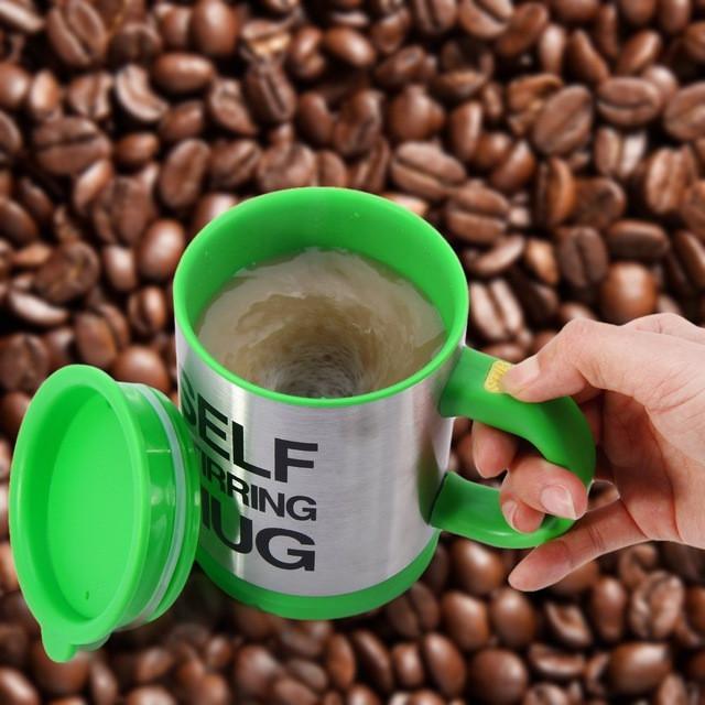 Self Stirring Mug - Indigo-Temple