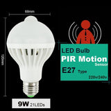LED PIR Motion / Sound Sensor Lamp - Indigo-Temple
