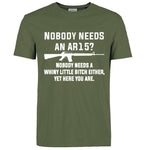 AR15 Tactical T-Shirt - Indigo-Temple