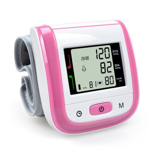 Automatic Digital Wrist Blood Pressure Monitor - Indigo-Temple