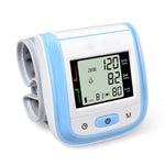 Automatic Digital Wrist Blood Pressure Monitor - Indigo-Temple