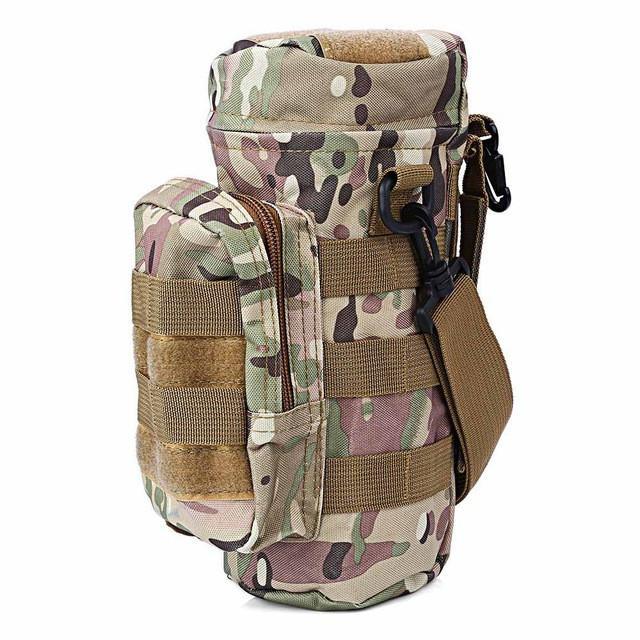 Molle Oxford Water Bottle Pouch (7 colors) - Indigo-Temple