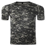Camouflage Quick Dry Man T-shirt (7 colors) - Indigo-Temple