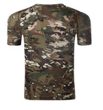 Camouflage Quick Dry Man T-shirt (7 colors) - Indigo-Temple