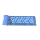 Waterproof Foldable Bluetooth silicone keyboard - Indigo-Temple