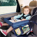 Car Children Seat & Tray - Indigo-Temple