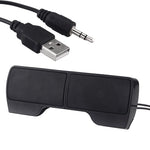 Mini Laptop Clip On USB Stereo Speakers - Indigo-Temple