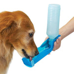 250ml Foldable Pet Dog Cat Water Drinking Bottle - Indigo-Temple