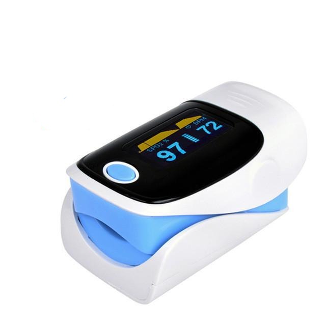 OLED Digital finger Oximeter + Pulse meter - Indigo-Temple