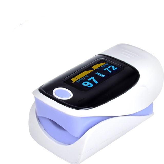 OLED Digital finger Oximeter + Pulse meter - Indigo-Temple