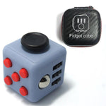 Designer Fidget Cube + Case - Indigo-Temple
