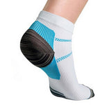 Heel & Ankle Pain Relief  Compression Socks - Indigo-Temple