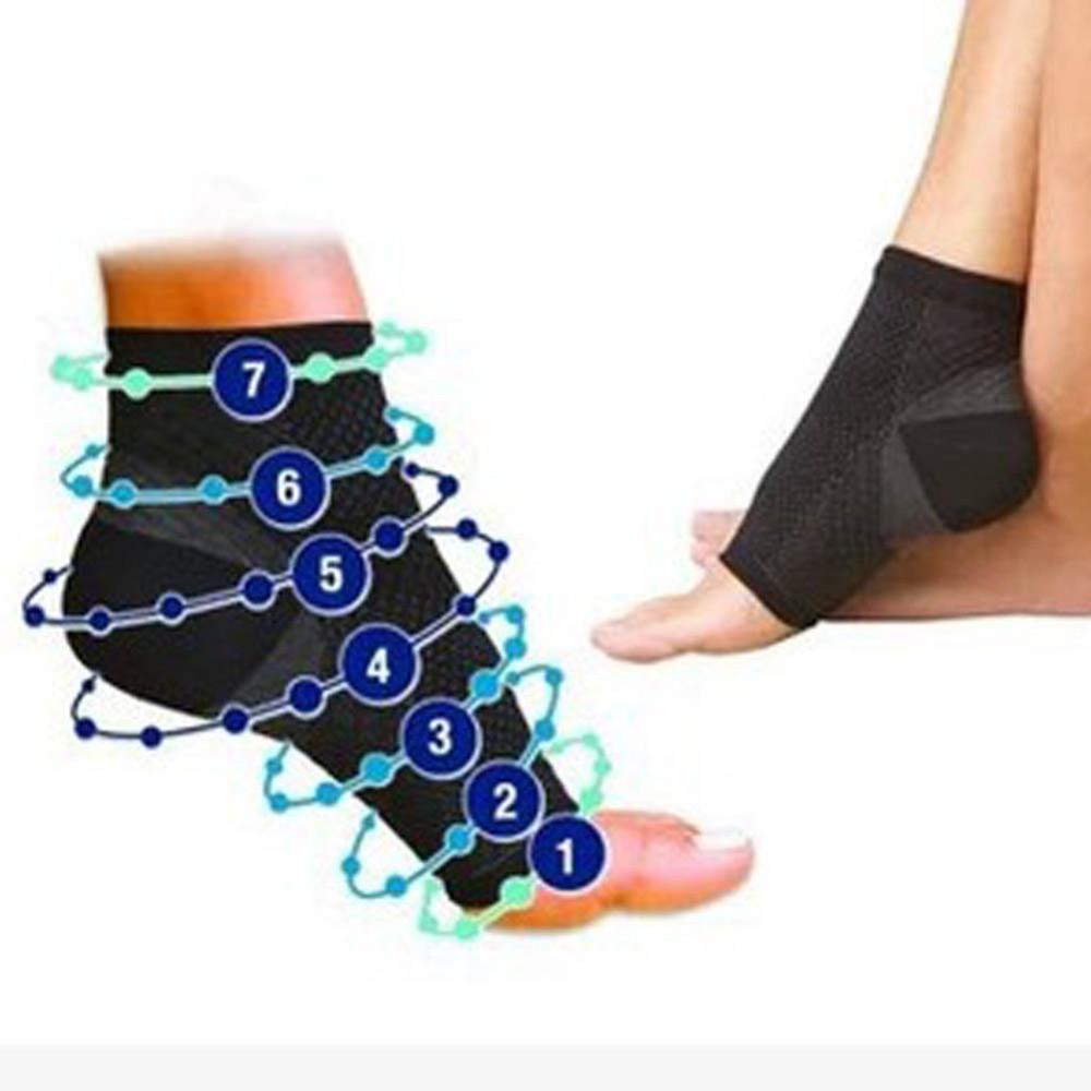 Compression Swelling\varicosity\pain Relief Socks - Indigo-Temple