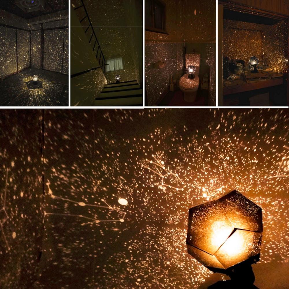 Star Sky Projection Cosmos Night Light Lamp - Indigo-Temple