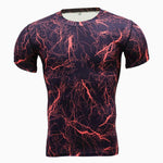 Camouflage Breathable Tactical T-Shirt - Indigo-Temple