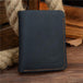 COWATHER™ Genuine Leather Vintage Wallet - Indigo-Temple
