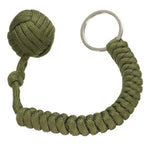 Monkey Fist - Steel Ball Bearing Self-defensel Key Chain (2pcs) - Indigo-Temple
