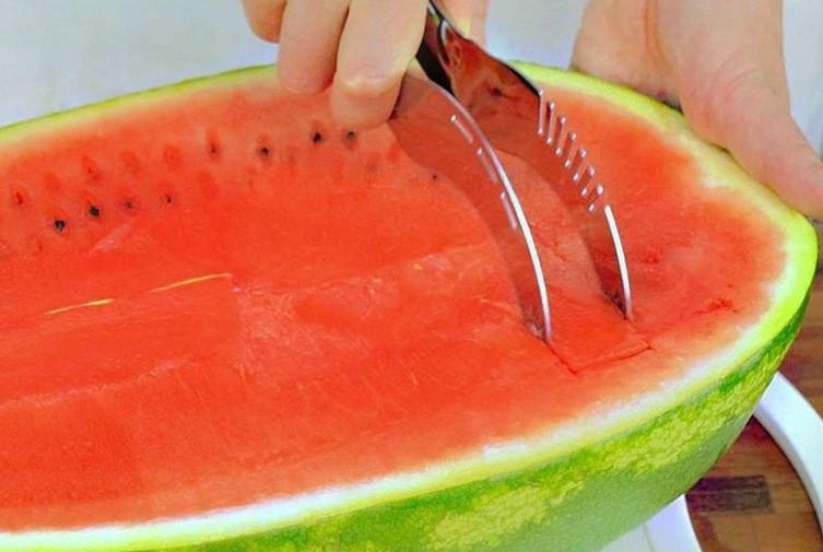 Stainless Steel Watermelon Slicer - Indigo-Temple