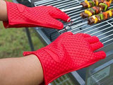Heat Resistant Silicone BBQ Glove - Indigo-Temple