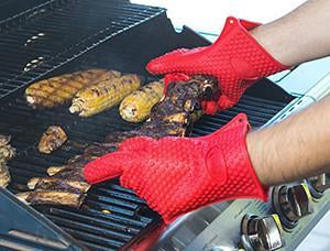 Heat Resistant Silicone BBQ Glove - Indigo-Temple