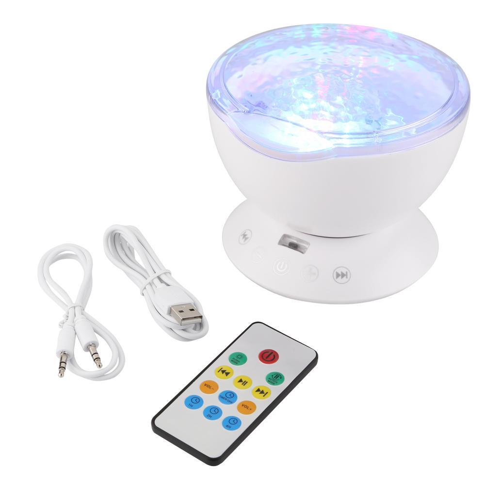 Mystical Aurora Projector With Built in Speaker - Indigo-Temple