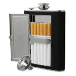 Cigarettes Case Hip Flask - Indigo-Temple