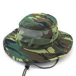 Camouflage Jungle Tactical Mesh Hats - Indigo-Temple