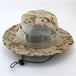 Camouflage Jungle Tactical Mesh Hats - Indigo-Temple