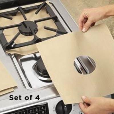 StoveShields - Reusable Stovetop Protective Covers (4PCS/LOT) - Indigo-Temple