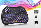 Wireless Keyboard & Mouse Combo with RGB Back Light - Indigo-Temple