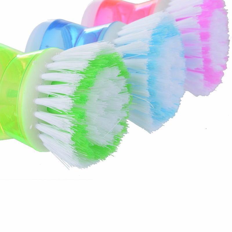 Dishpansoap(TM)  Dish & Pot Brush (2pcs) - Indigo-Temple