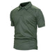 TACVASEN  Sleeve Pocket Tactical Polo - Indigo-Temple