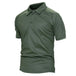 TACVASEN  Sleeve Pocket Tactical Polo - Indigo-Temple
