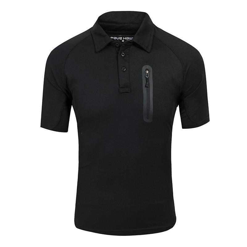 WildWolf™- Zippered Chest Pocket Combat Shirt - Indigo-Temple
