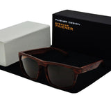 PAIENER™ Wood-Pattern Polarized Unisex Sunglasses - Indigo-Temple