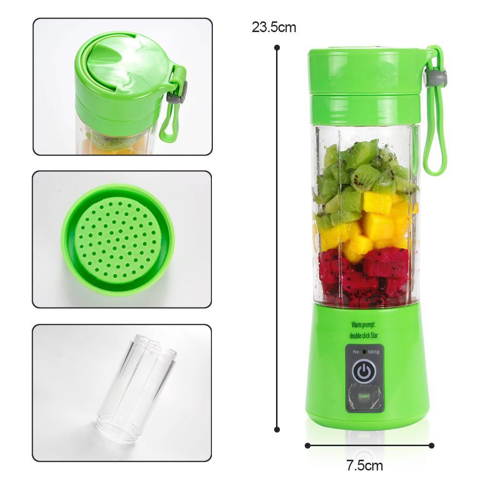 Portable USB Rechargeable Juice Blender - Indigo-Temple