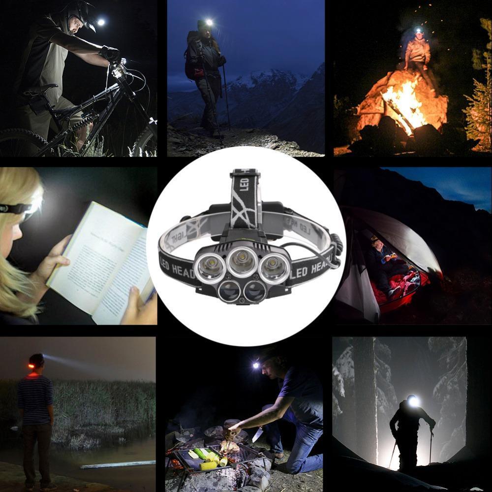 Maximus™ Portable LED Headlamp with Blue Light - Indigo-Temple