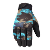 Premium Breathable Tactical Full Finger Gloves - Indigo-Temple