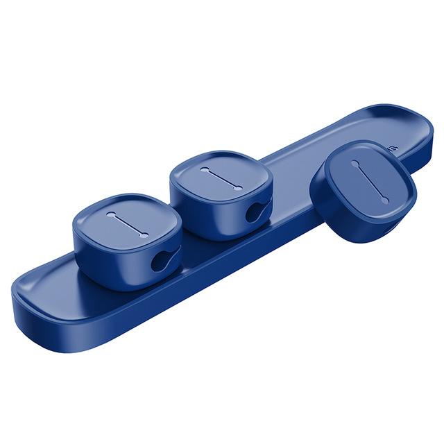 Baseus™ Magnetic Cable Clip Organizer - Indigo-Temple