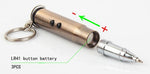 Mini 3 IN 1 LED Flashlight / Ball-point Pen/Red Laser /Key Chain - Indigo-Temple
