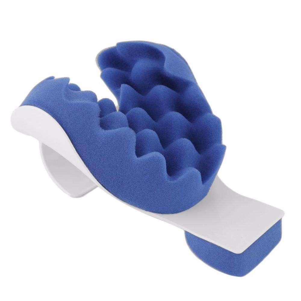 Neck And Shoulder Relaxer Pillow - Indigo-Temple