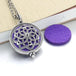 Essential Oil / Perfume Diffusing Locket Necklace - Indigo-Temple