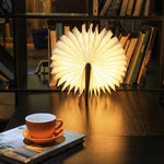Spellbook™ Rechargeable Book Shaped LED Lamp - Indigo-Temple