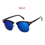 YOOSKE™ Polarized Unisex Retro Sunglasses - Indigo-Temple