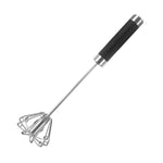 Stainless Steel Semi-Automatic Whisk - Indigo-Temple