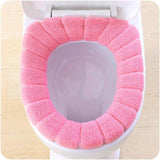 Warm & Comfortable Velvet Toilet Seat Cushion (2pcs) - Indigo-Temple
