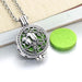 Essential Oil / Perfume Diffusing Locket Necklace - Indigo-Temple