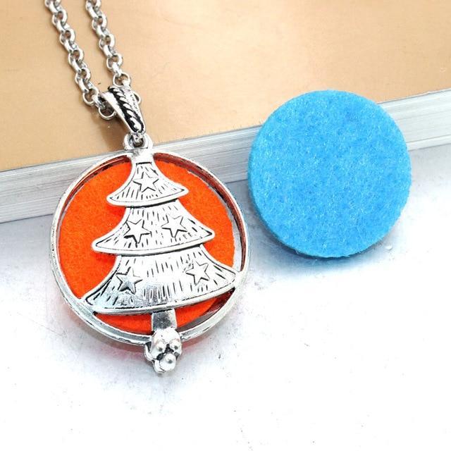 Essential Oil / Perfume Diffusing Locket Necklace - Indigo-Temple